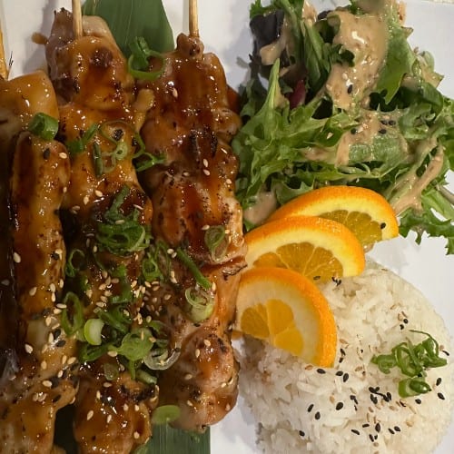 Grill Yakitori Chicken.