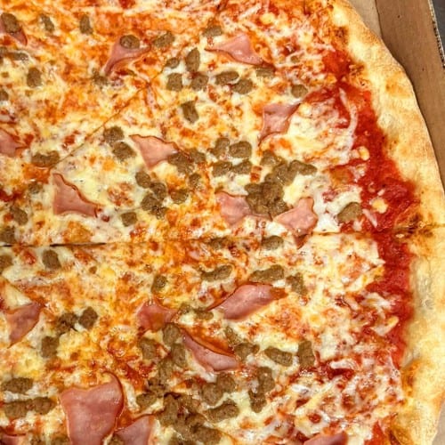 Meat Lovers Slice.