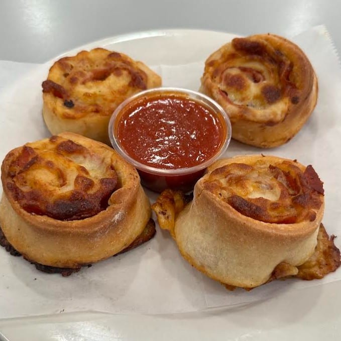 3 Pepperoni Pizza Knots.