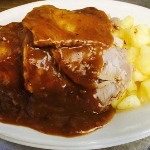 Roasted Pork Dinner.