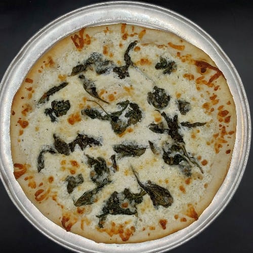 Spinach Pizza (Large/X-Large).