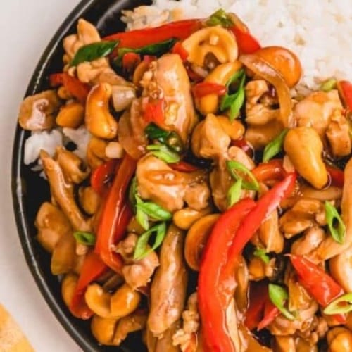 Cashew Nuts Stir Fried.