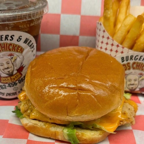 Chicken Sandwich Meal.