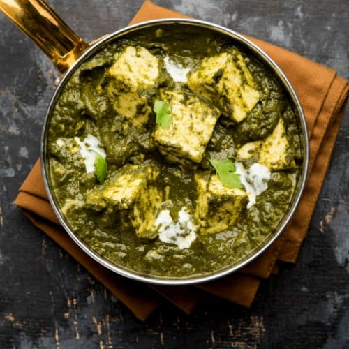 Palak Paneer.