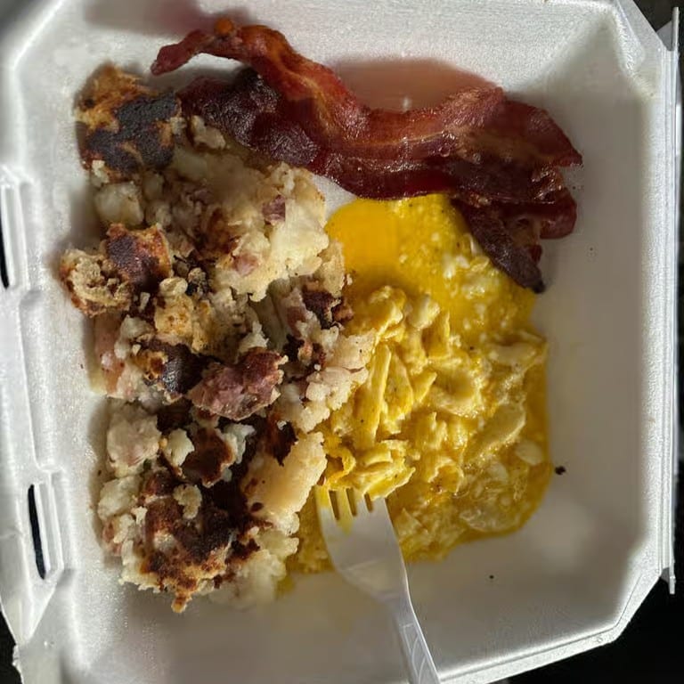 2 Egg Breakfast with Bacon.