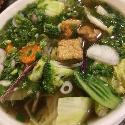 29. Pho Rau / Noodles with Vegetable & Tofu.