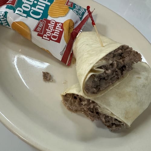 Cheesesteak Wrap.