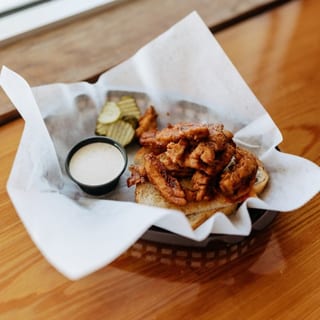 "Hot Fried" Chicken Feathers