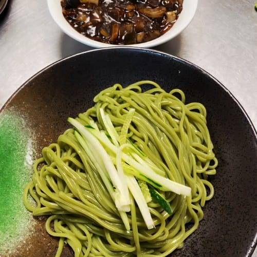 N3. Seafood Jja Jjang Myun with Pork.