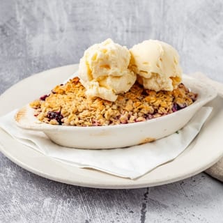 Triple Berry Cobbler
