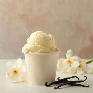 Vanilla bean ice cream