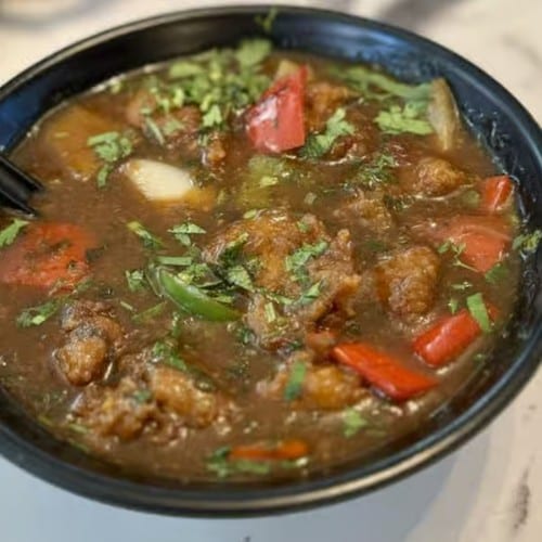 Veg Manchurian Gravy.