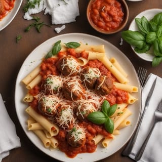 Meatball Parmesan Pasta