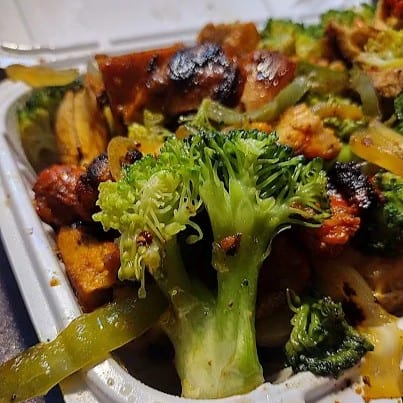 Chicken & Broccoli Potato.