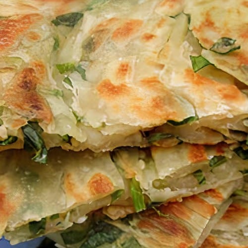 Fried Scallion Pancake.