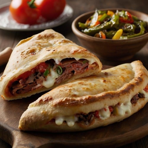 Deen's Philly Calzone.