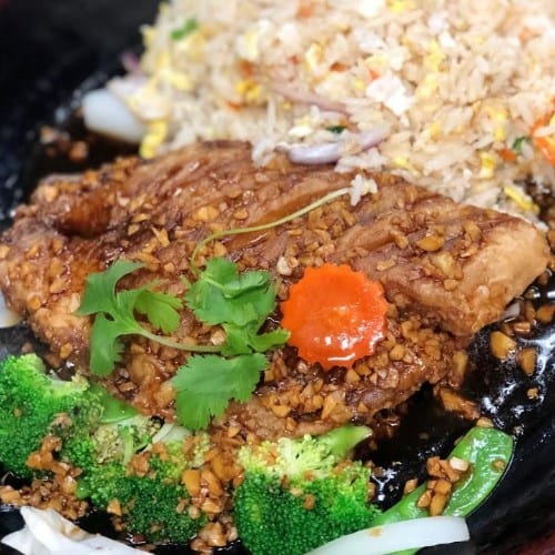 Garlic & Pepper Fish.