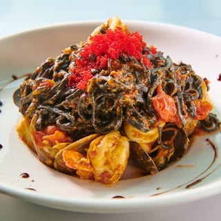 Seafood Squid Ink Linguine