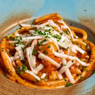 Garides Saganaki Pasta