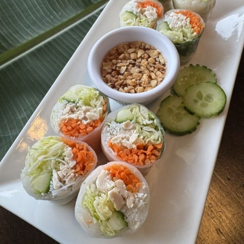 Thai Soft Spring Rolls.