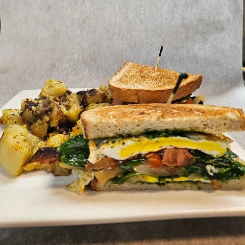 GS Breakfast Sandwich.