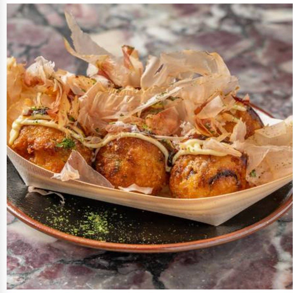 Takoyaki.
