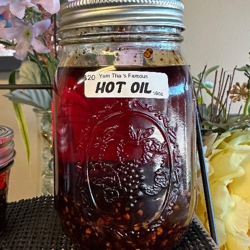 Large Jar Hot Oil (16oz).