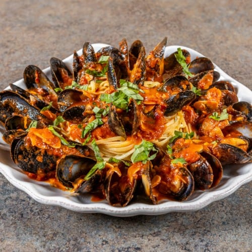 Mussels Fra Diavolo.