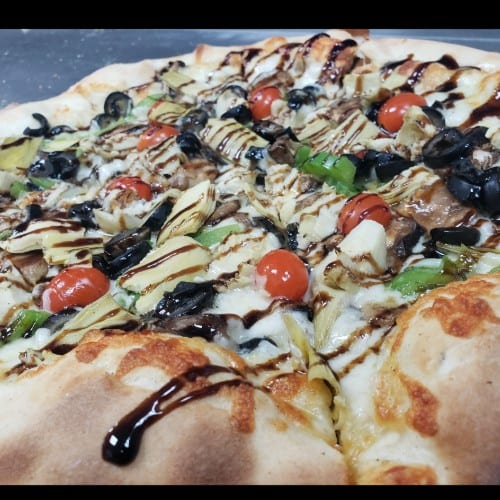 Mediterranean Pizza.