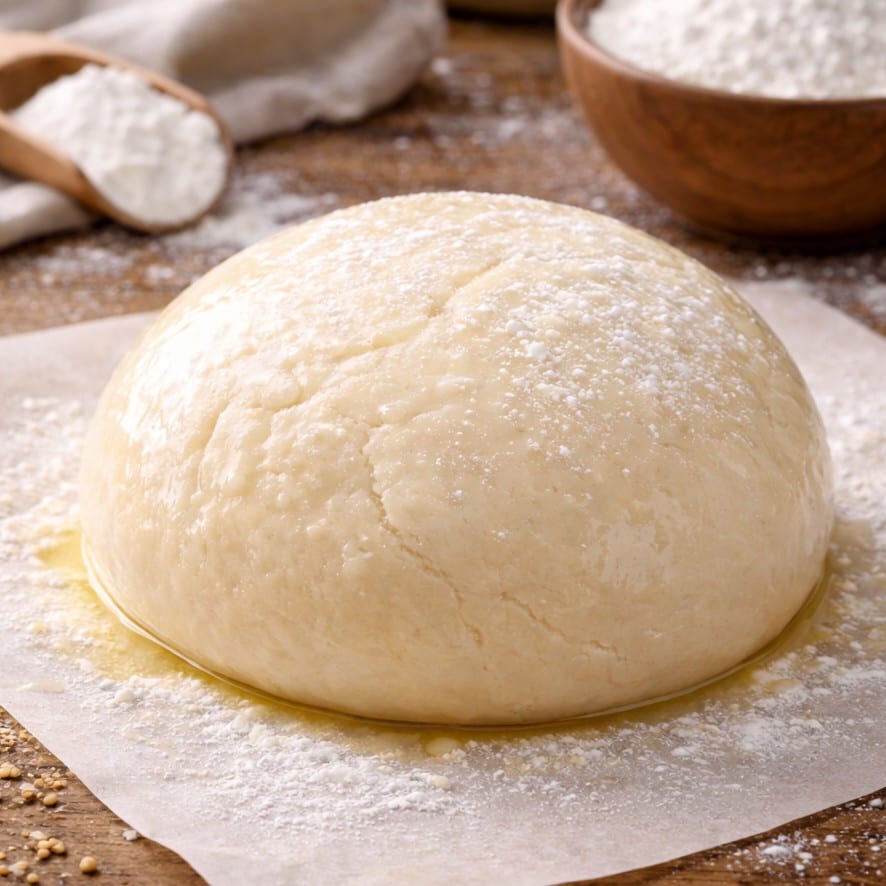 No-Gluten Added Dough Ball.