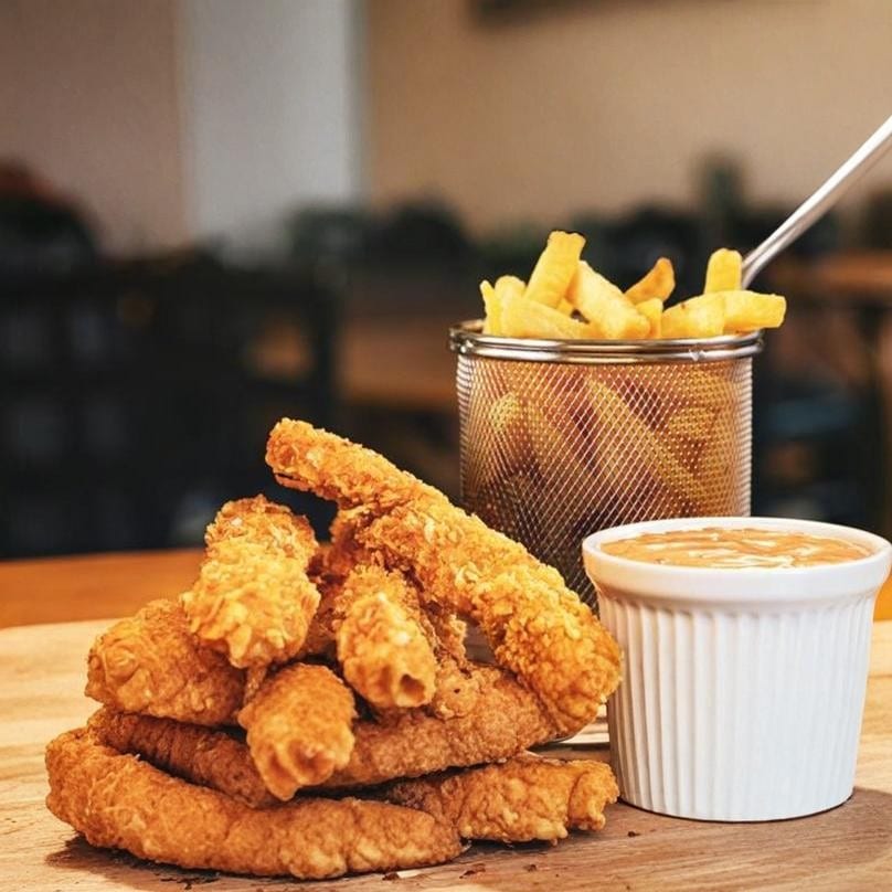 Chicken Tenders & Fries.