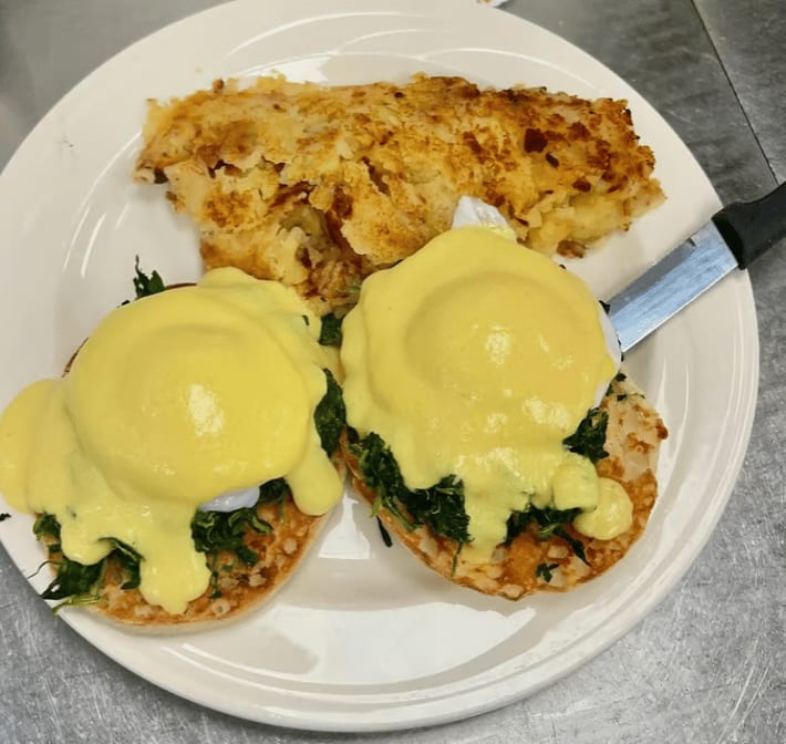 Eggs Florentine.