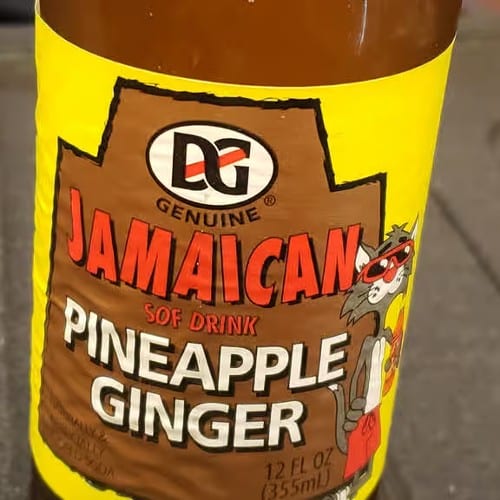 Pineapple Ginger Soda.