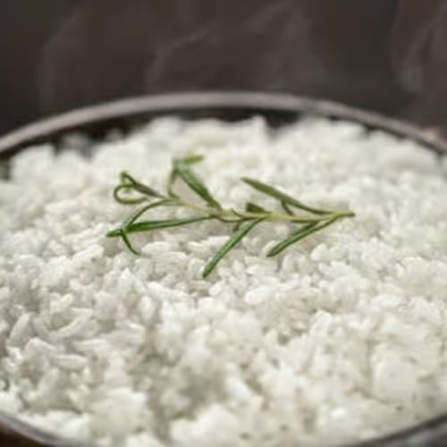 Steamed Rice.