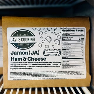 Jamon-JA (4 Pack) Frozen Empanadas