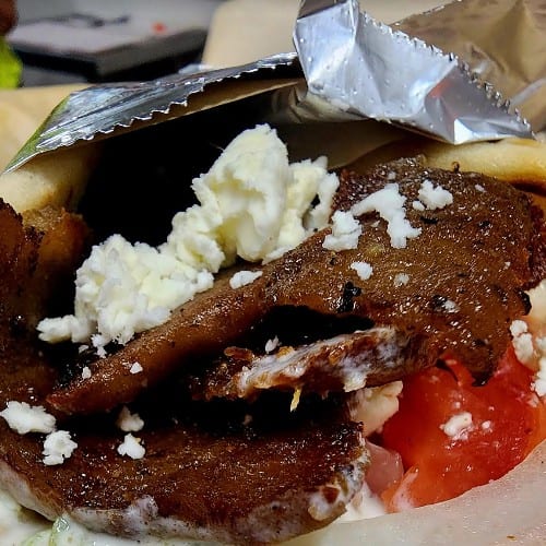 Gyro Pita or Gyro Wrap.