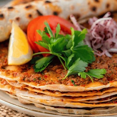 Lahmacun Plate.