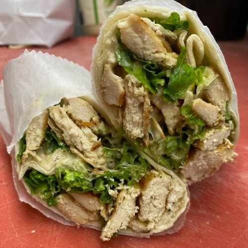 Chicken Caesar Wrap.