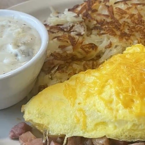 Ham & Cheese Omelet.