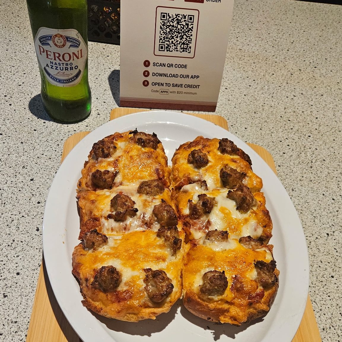 Meatball or Sausage Sandwich.