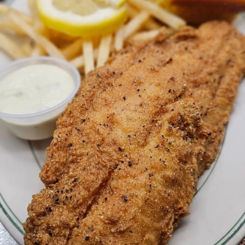 Fried Catfish Filet.