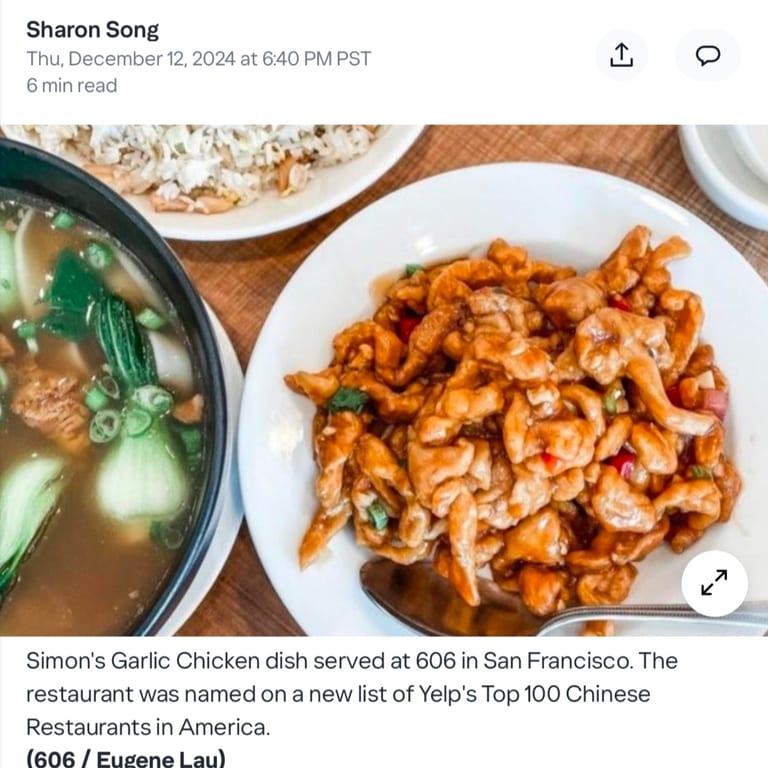 FOX News / Yelp Top 100 Chinese Restaurants
