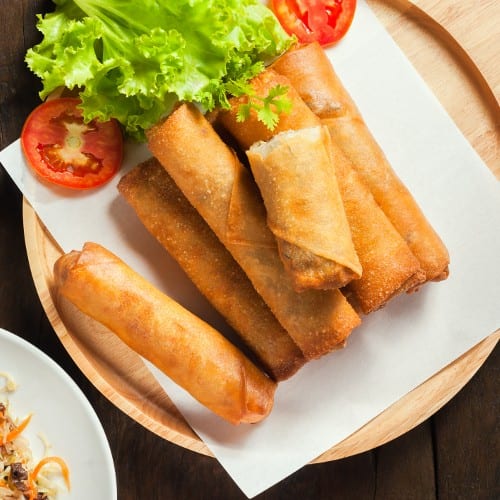 Crispy Spring Rolls.