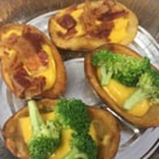 Potato Skins - With Bacon & Cheese