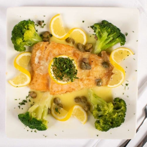 Broiled Salmon.