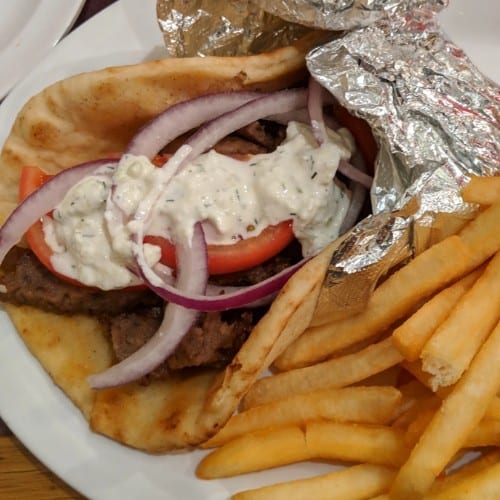 Gyro on a Pita.