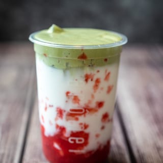 Strawberry Matcha Milk