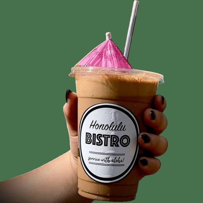 Protein Hazelnut Frappé.