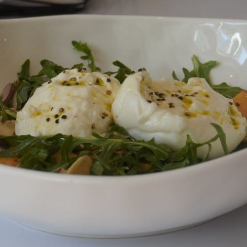 Burrata con Prosciutto.