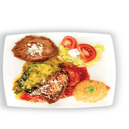 Carne Asada Chile Relleno.